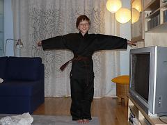 Brown belt, black uniform Sep 1 2005