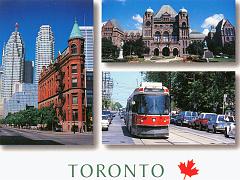 Toronto -- downtown and trolley