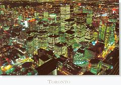 Toronto -- night view from CN tower