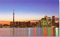 Toronto -- night view from the lake