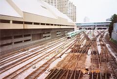 19. Bridge over RR tracks -- GO train approaching