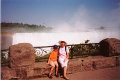 19. Niagara Falls -- Andrew and Slava on Horseshoe Falls